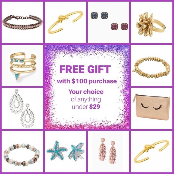 stella & dot ~ smokey serenity stone drop earrings ~ faceted - Picture 5 of 5